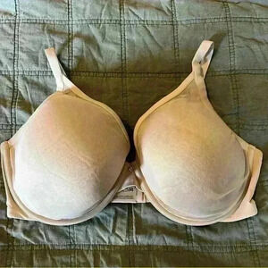 Third Love - Classic Contour Plunge Bra - 42F Color Taupe
